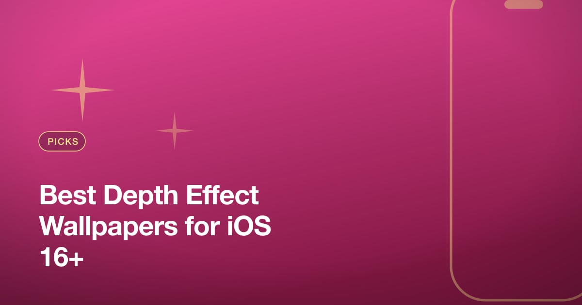 Best Depth Effect Wallpapers for iOS 16+