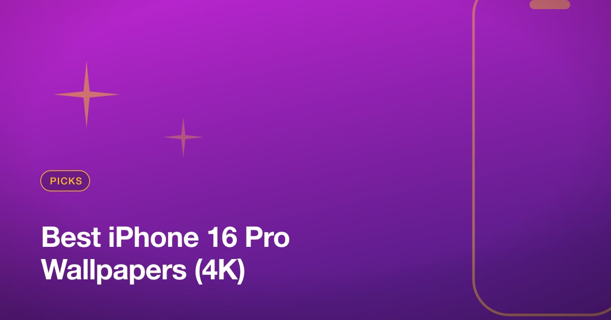 Best iPhone 16 Pro Wallpapers (4K)