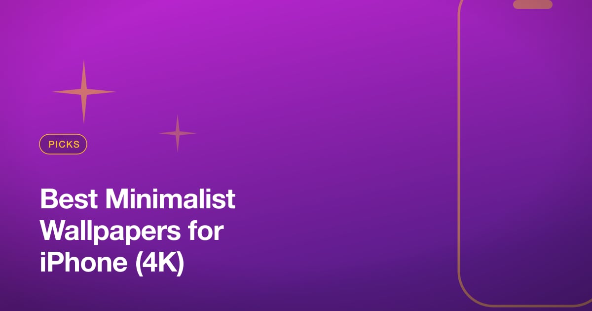 Best Minimalist Wallpapers for iPhone (4K)