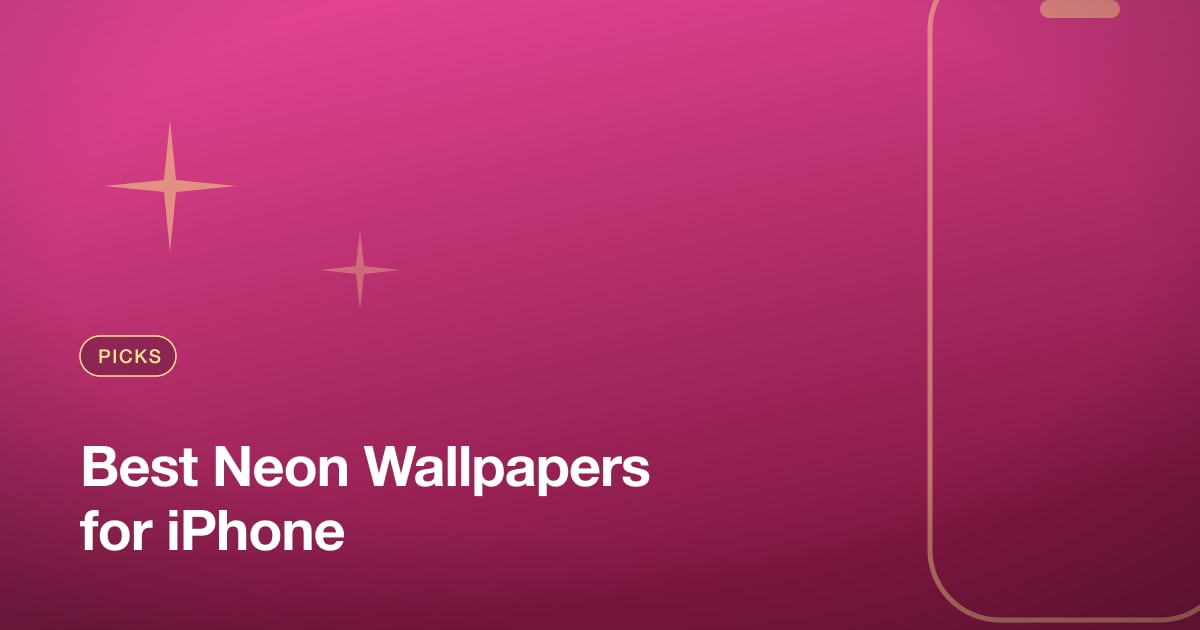 Best Neon Wallpapers for iPhone