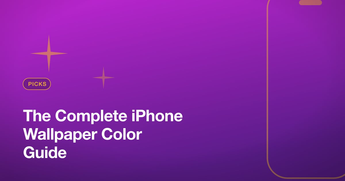 The Complete iPhone Wallpaper Color Guide