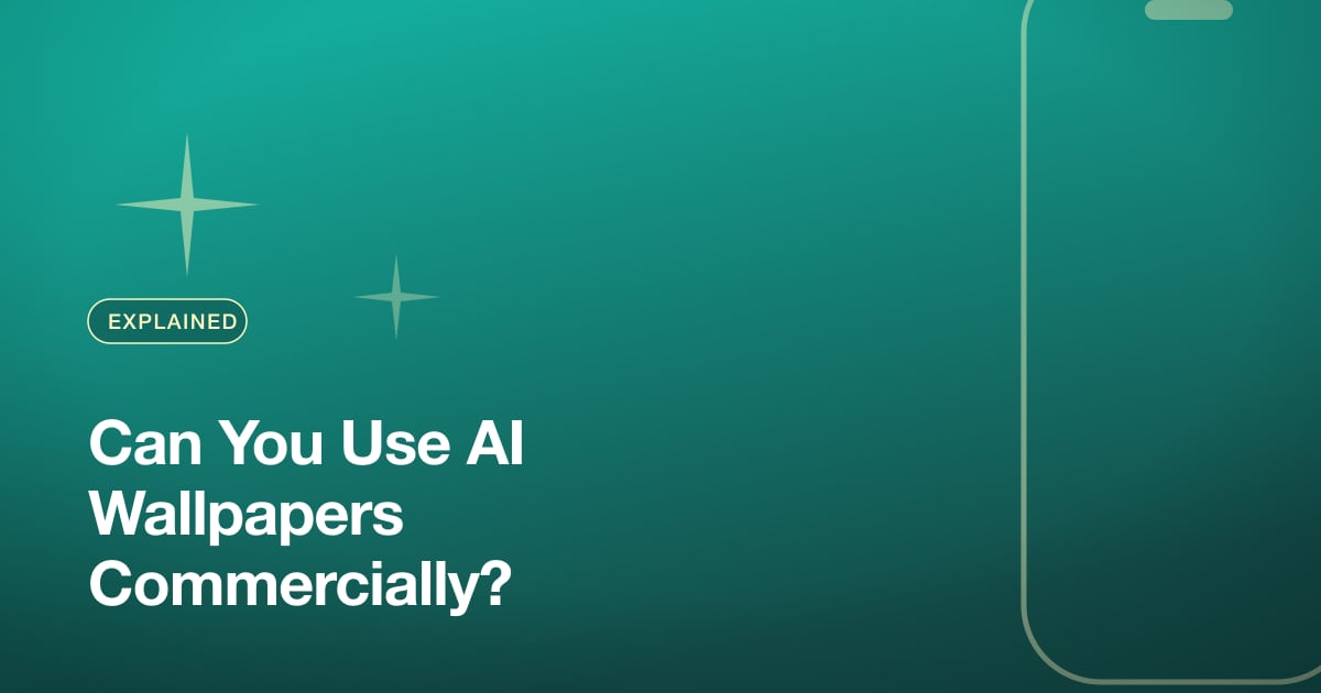 Can You Use AI Wallpapers Commercially?
