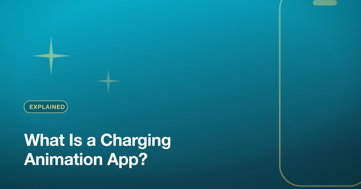 What Is a Charging Animation App?