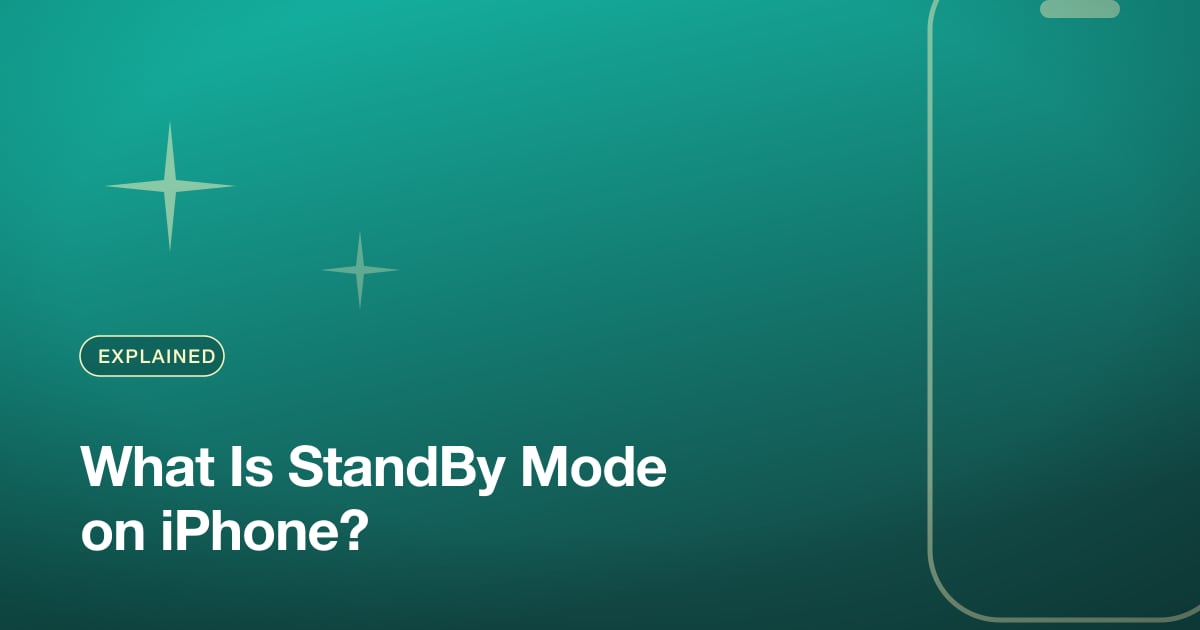 What Is StandBy Mode on iPhone?